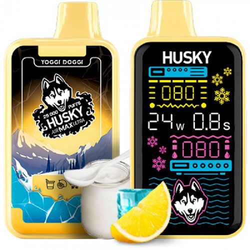 Husky Air Max Ultra Strong 25000 Yoggi Doggi (Лимонный йогурт)